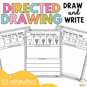 Alphabet Directed drawing and writing activity