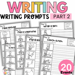 NO PREP Sequence Writing Prompts | Sequence of Events | Part 2