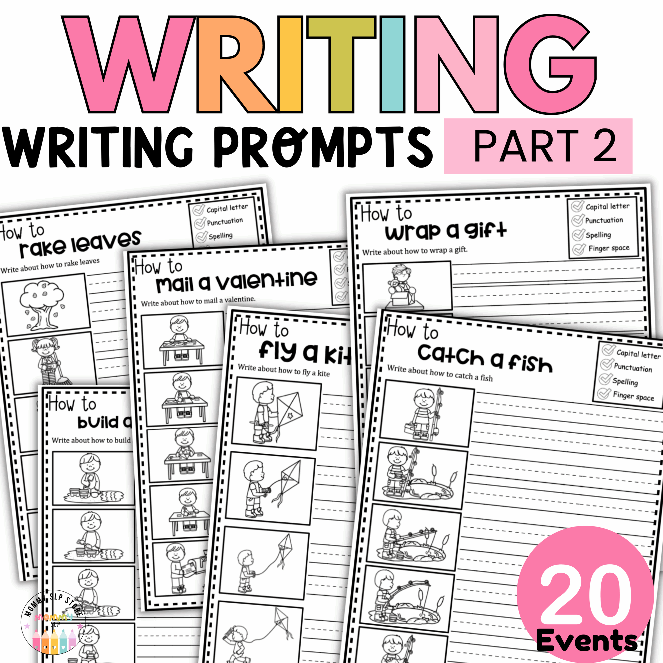 NO PREP Sequence Writing Prompts | Sequence of Events | Part 2