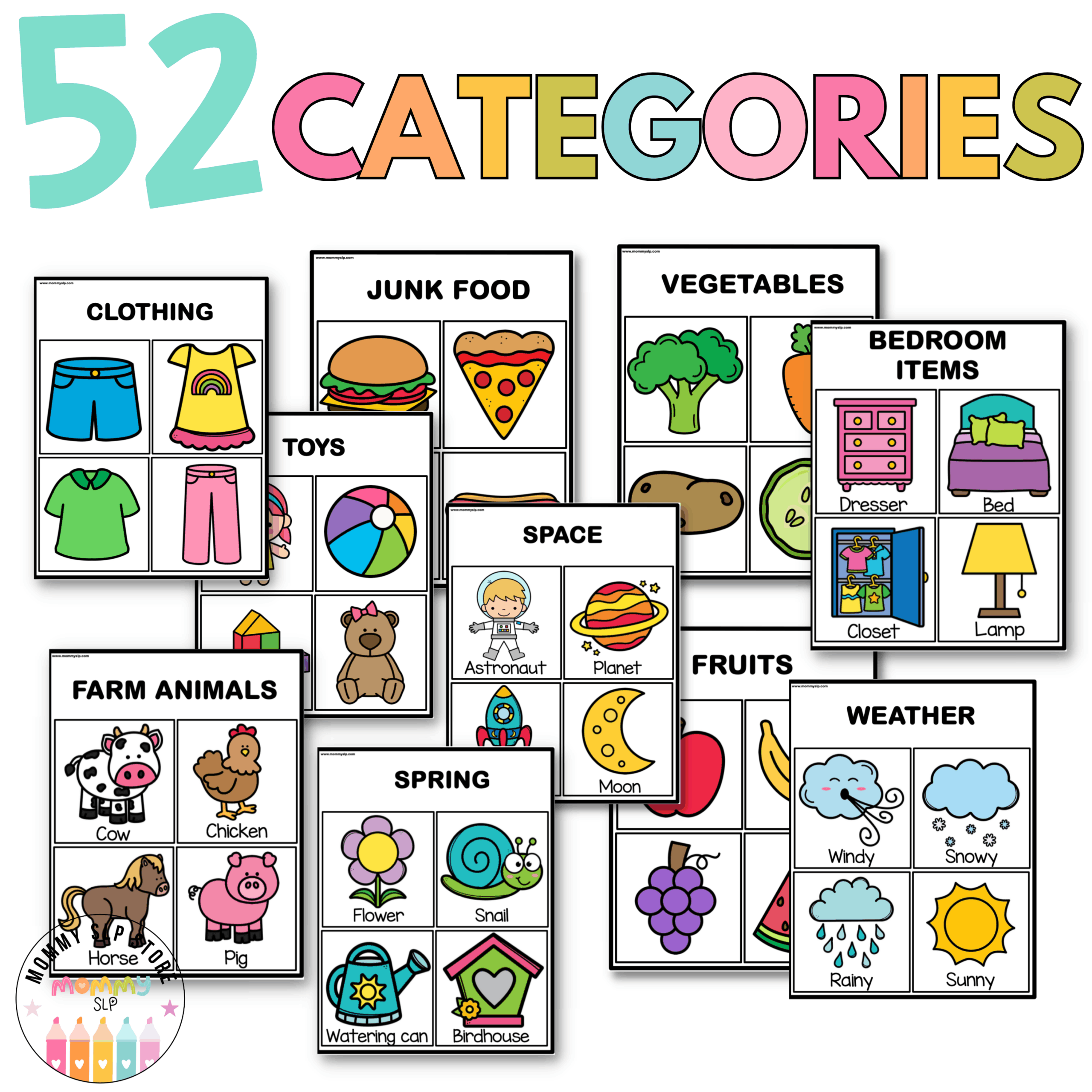 Categories for Speech Therapist - Oral Language activities - Image 3