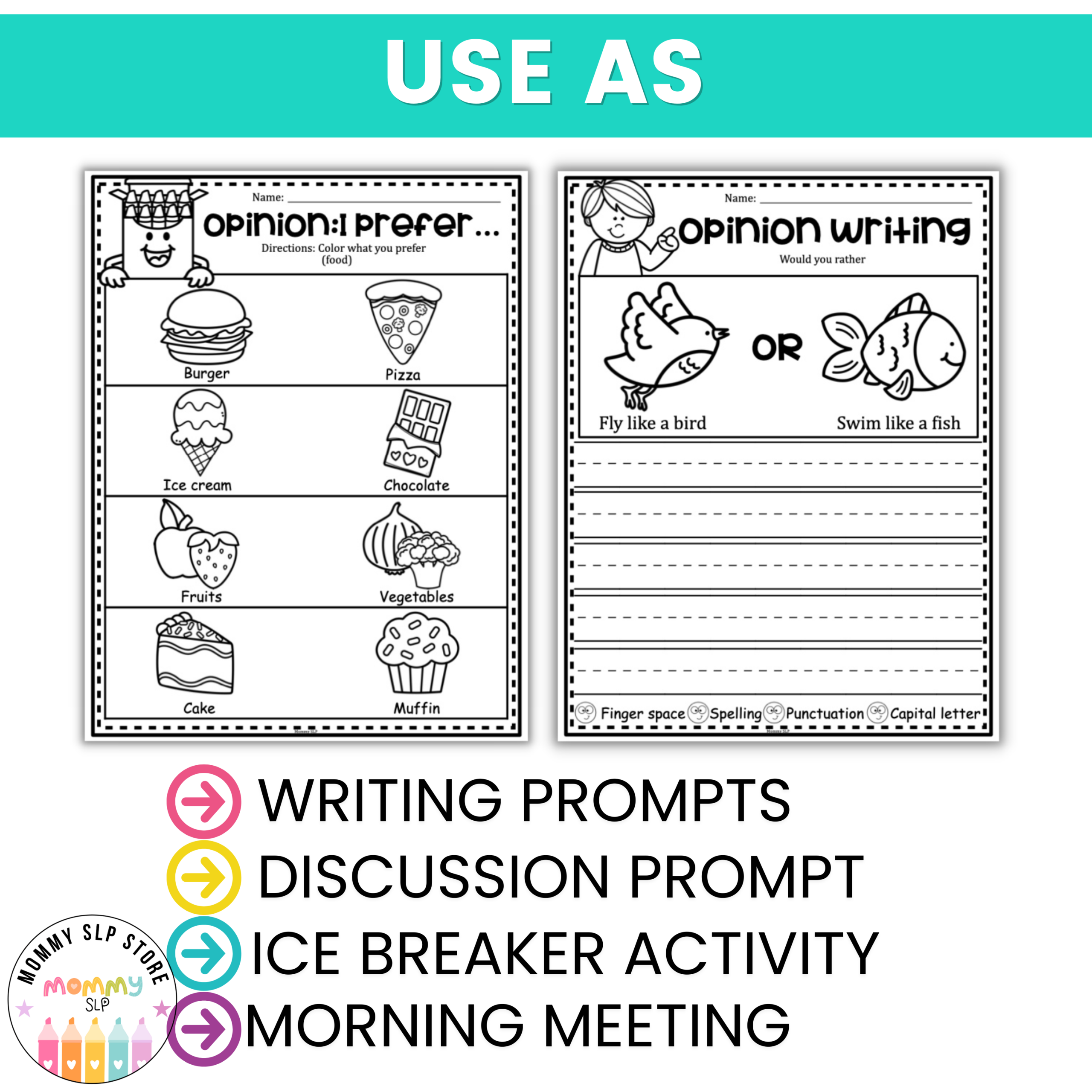 Opinion Writing Would you rather no prep worksheets - Image 4