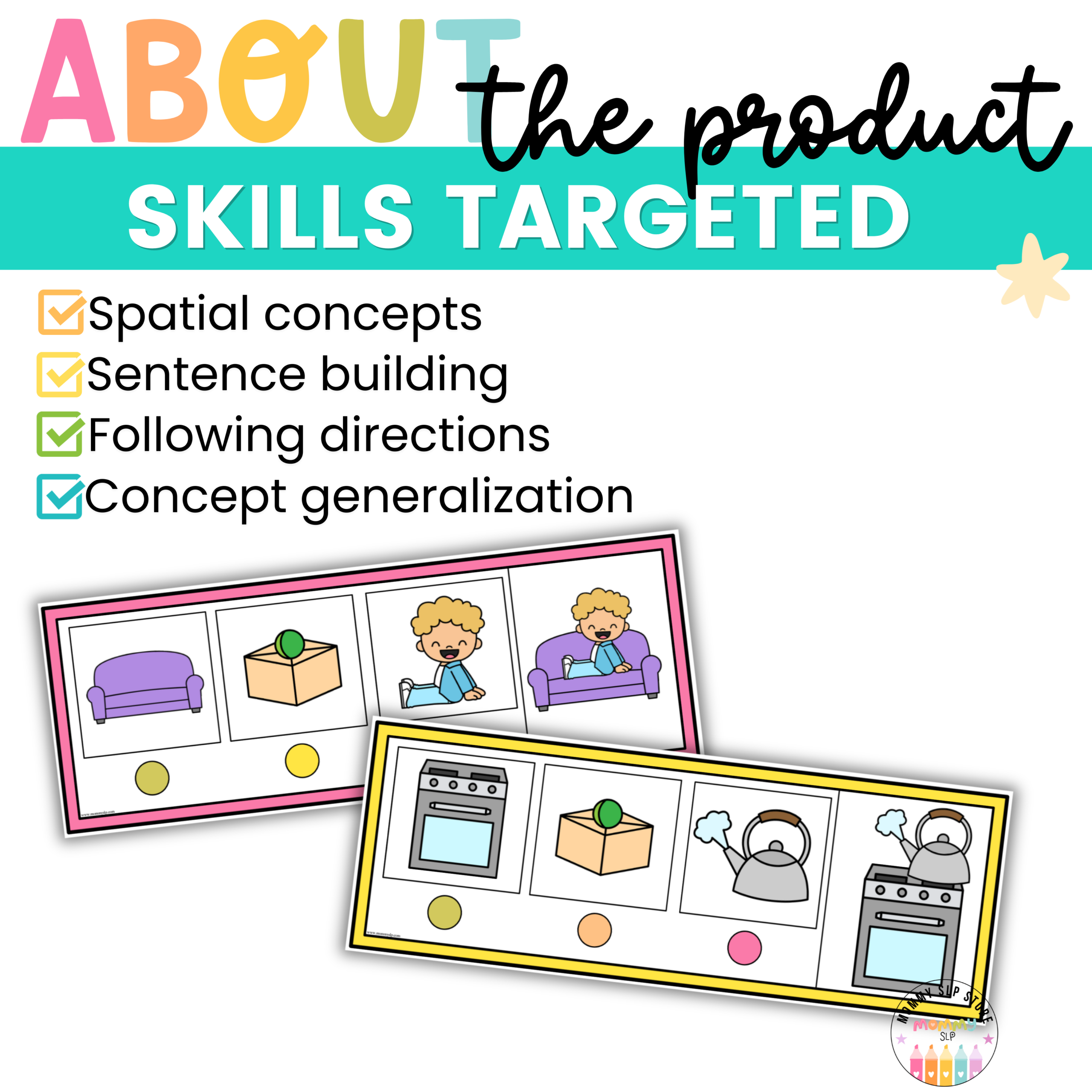 Preposition “على” (On) – Simple Arabic Sentences Strips - Image 3